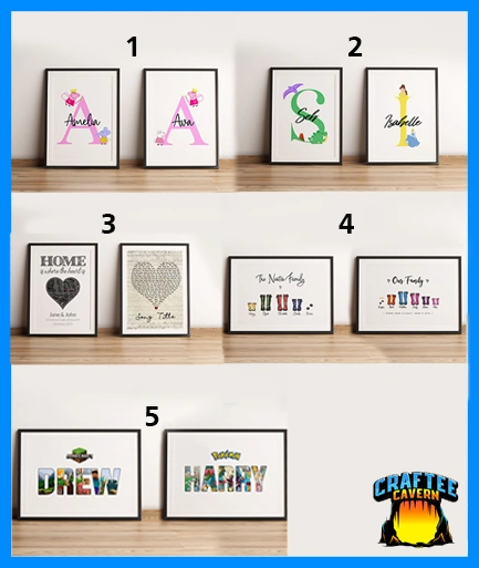 Personalised Framed Images [A4]